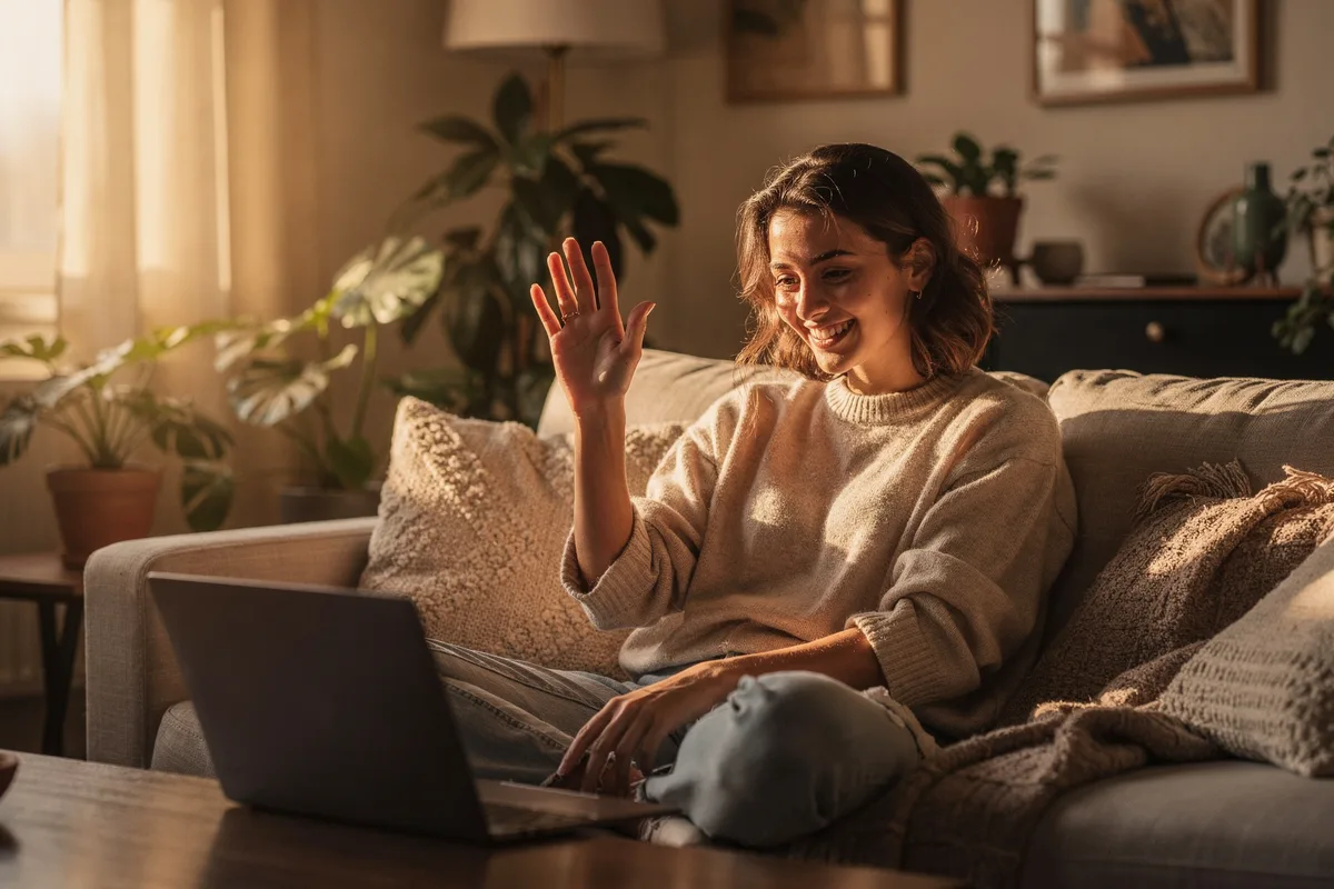 A relaxed video call with a trusted tax professional